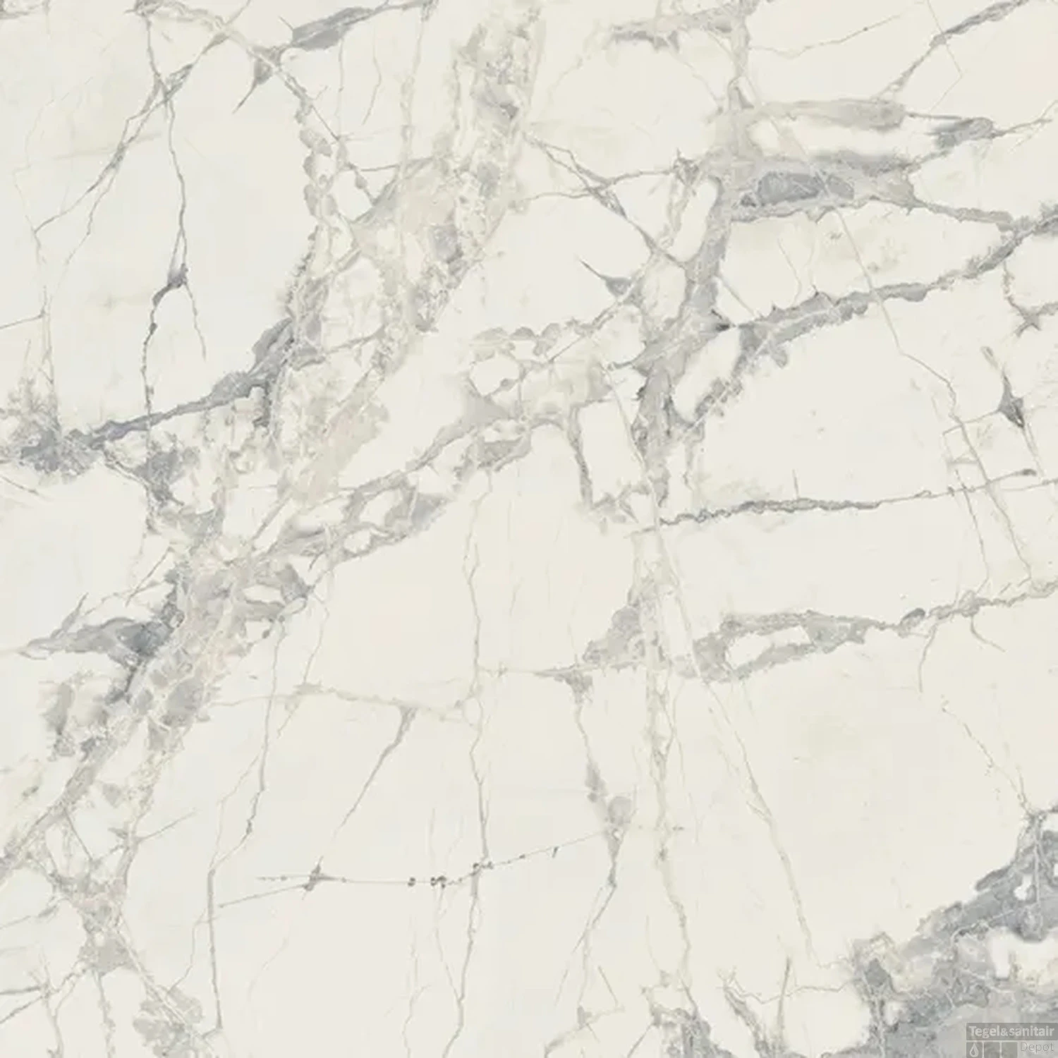 Vloertegel Douglas & Jones Magnum 60x60 Cm Marmerlook Gerectificeerd 10 Mm Geglazuurd Mountain Treas (doosinhoud 1.08m2) 4 Vloertegel Douglas & Jones Magnum 60x60 Cm Marmerlook Gerectificeerd 10 Mm Geglazuurd Mountain Treas (doosinhoud 1.08m2) - Afbeelding 2