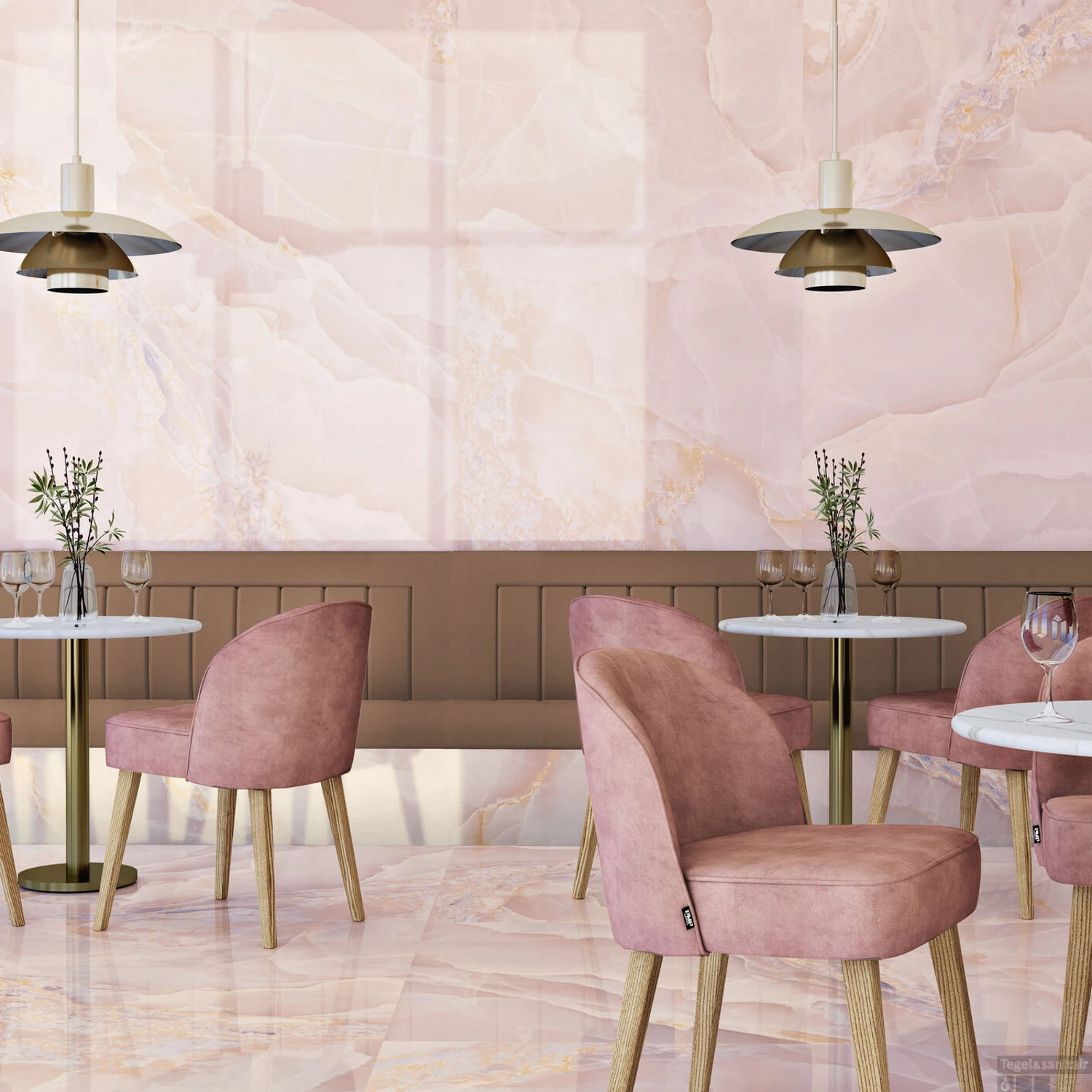 Vloertegel Etile Onyx Rose Pulido Gepolijst 120x60 (doosinhoud 1.44 M2) 4 Vloertegel Etile Onyx Rose Pulido Gepolijst 120x60 (doosinhoud 1.44 M2) - Afbeelding 2