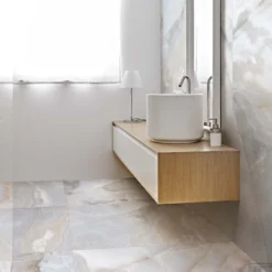 Vloertegel Florim Reves De Rex Douglas & Jones 60x120 Magnum Blue Glans (Doosinhoud: 2.16 M2) -Goedkope Stijl Baden Winkel vloertegel florim reves 60x120 magnum blue glans sfeer