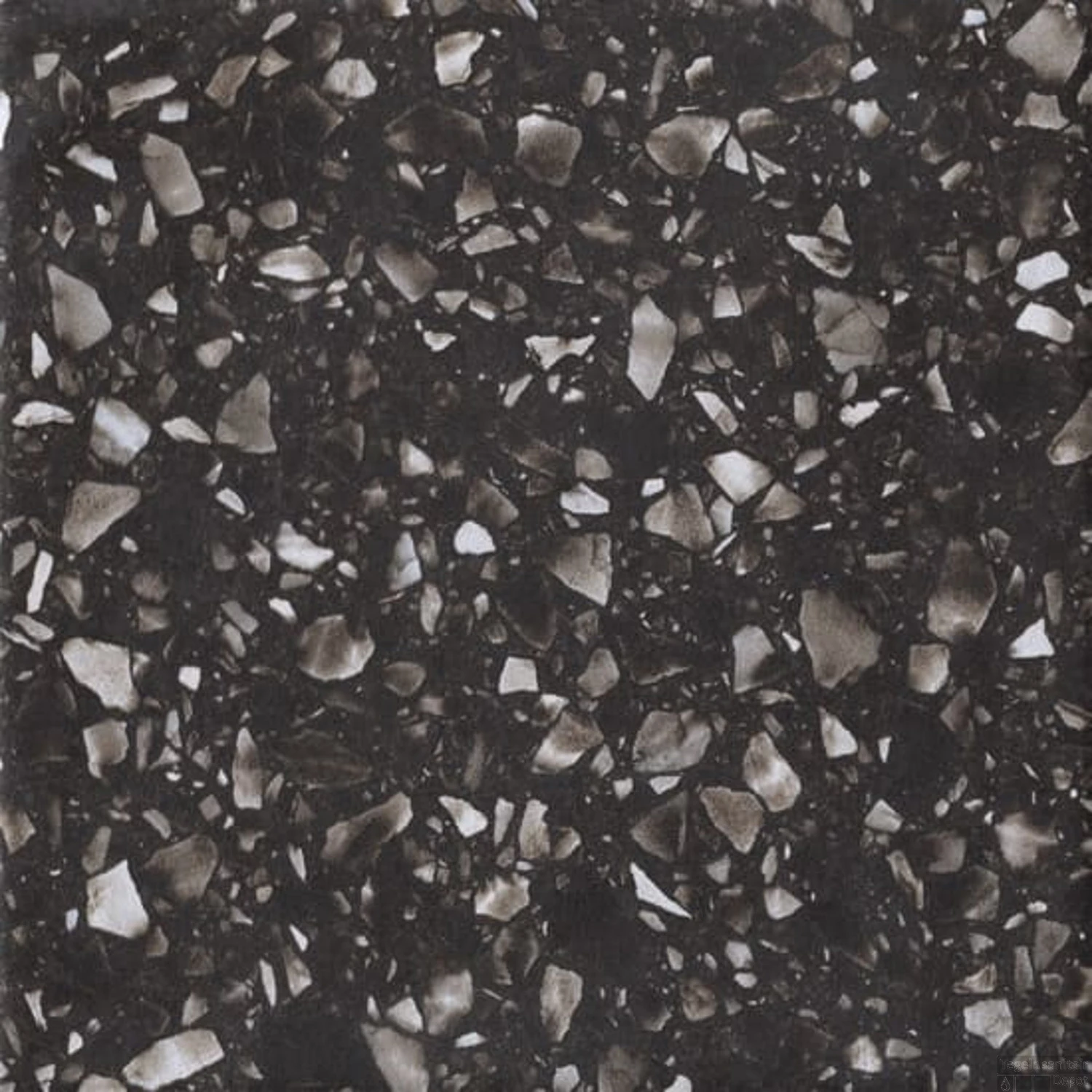 Vloertegel Jos. Venetie 20x20 Cm Mat Nero (Doosinhoud 1.04m2)