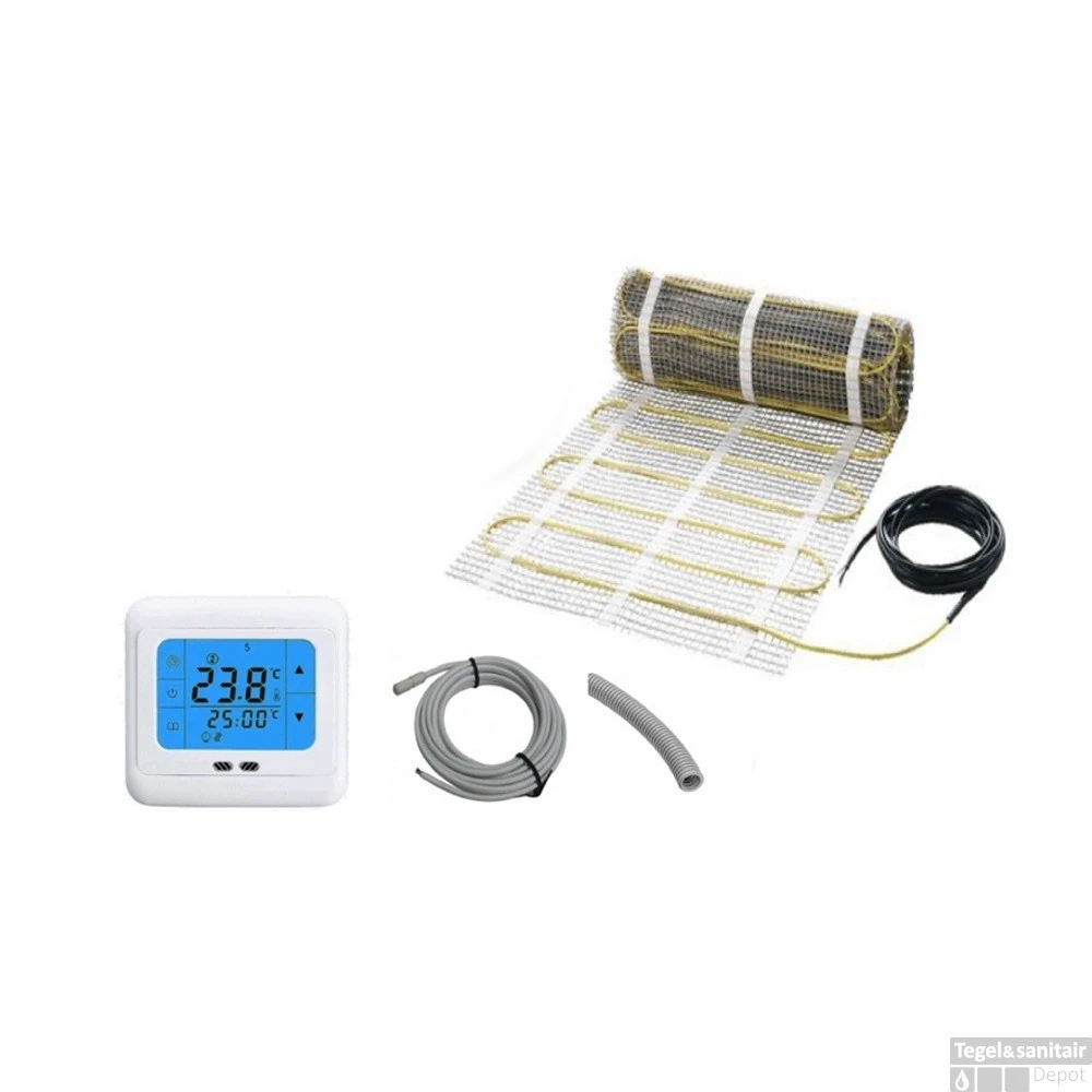 Vloerverwarming Best Design Queep Elektrische Vloerverwarmingsmat 10m2 (150 Watt) 3 Vloerverwarming Best Design Queep Elektrische Vloerverwarmingsmat 10m2 (150 Watt)