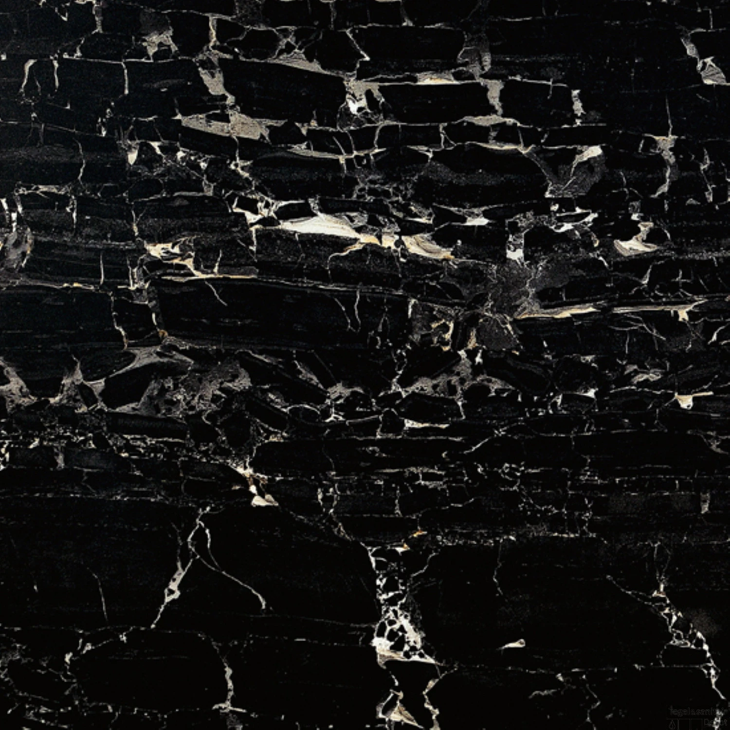 Vtwonen Classic Vloertegel Portoro Black Mat Keramiek 60x60 Cm (doosinhoud: 1,43 M2) 6 Vtwonen Classic Vloertegel Portoro Black Mat Keramiek 60x60 Cm (doosinhoud: 1,43 M2) - Afbeelding 4