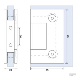 Wandbevestiging Just Creating 2 Stuks T.b.v. W1 Of W2 Gunmetal -Goedkope Stijl Baden Winkel wandbevestiging just creating 2 stuks t.b.v. w1 of w2 gunmetal tech
