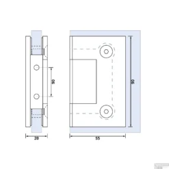 Wandbevestiging Just Creating 2 Stuks T.b.v. W1 Of W2 RVS -Goedkope Stijl Baden Winkel wandbevestiging just creating 2 stuks t.b.v. w1 of w2 rvs tech