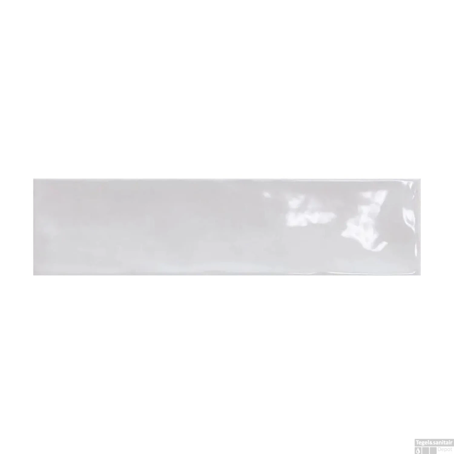 Wandtegel Azulejo Bali Blanco 6.5x25 Cm Glans Wit (doosinhoud 0.82 M2) - Afbeelding 2