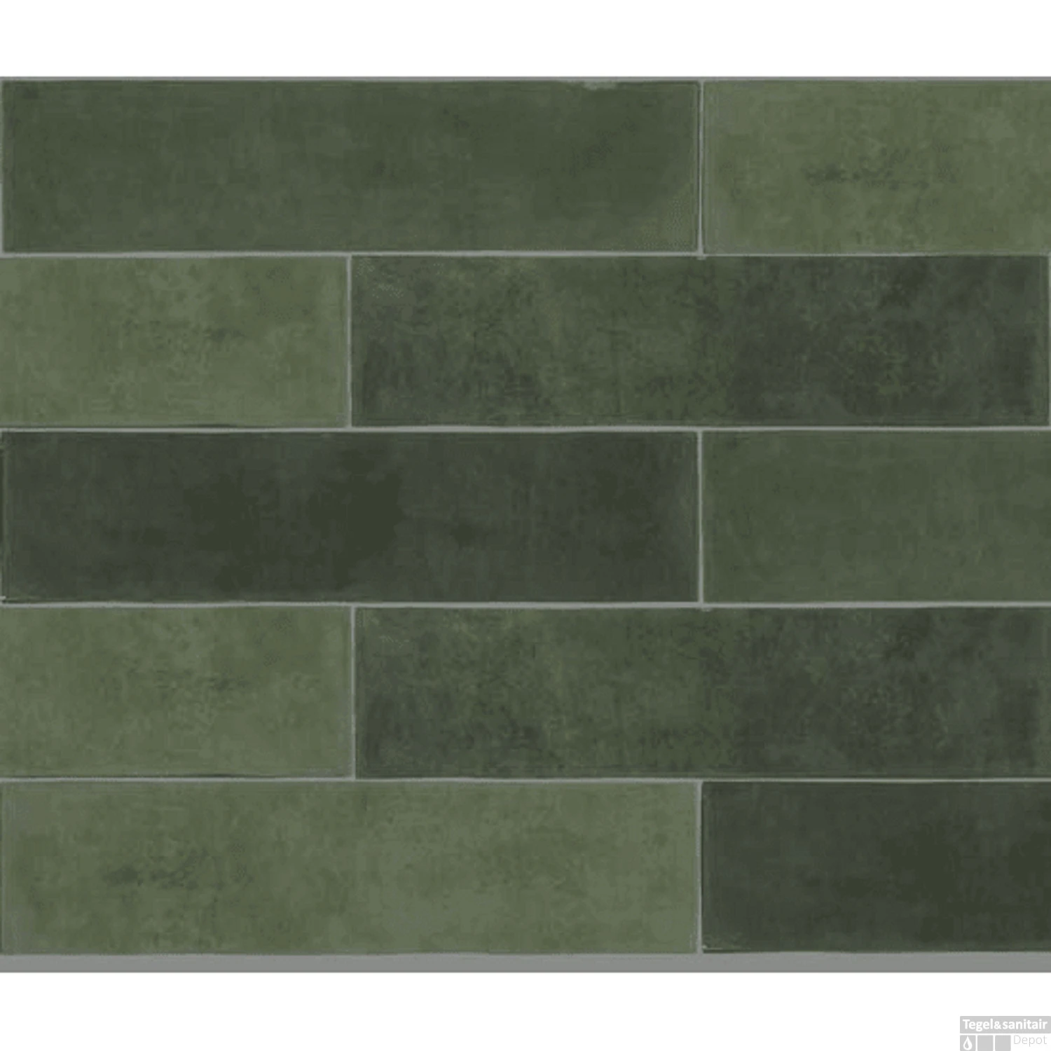 Wandtegel Douglas & Jones Atelier 6.2x25 Cm Mat Groen Emerald (doosinhoud 0.31m2) 4 Wandtegel Douglas & Jones Atelier 6.2x25 Cm Mat Groen Emerald (doosinhoud 0.31m2) - Afbeelding 2