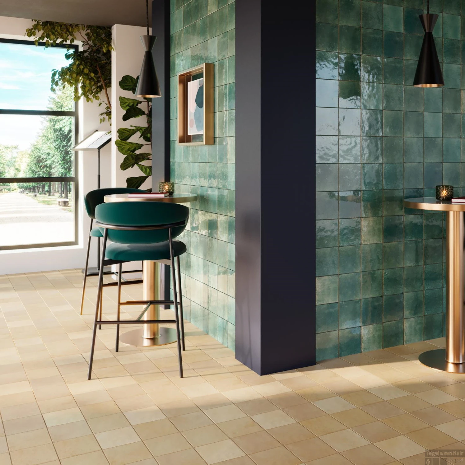 Wandtegel Dune Agadir 14.7x14.7 Cm Selva (Doosinhoud 0.95m2) 4 Wandtegel Dune Agadir 14.7x14.7 Cm Selva (Doosinhoud 0.95m2) - Afbeelding 2