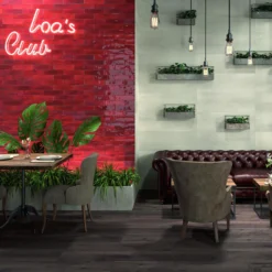 Wandtegel Dune Agadir 7x28 Cm Lava (Doosinhoud 0.51m2) -Goedkope Stijl Baden Winkel wandtegel dune agadir 7x28 cm lava doosinhoud 0.5m2 sfeer