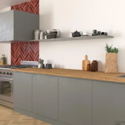 Wandtegel Dune Agadir 7x28 Cm Lava (Doosinhoud 0.51m2) -Goedkope Stijl Baden Winkel wandtegel dune agadir 7x28 cm lava doosinhoud 0.5m2 sfeer2