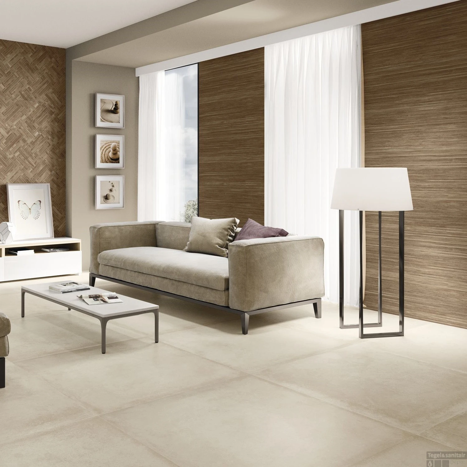 Wandtegel Larchwood Ipe 40x120 Cm Bruin (doosinhoud 1.44 M2) 4 Wandtegel Larchwood Ipe 40x120 Cm Bruin (doosinhoud 1.44 M2) - Afbeelding 2