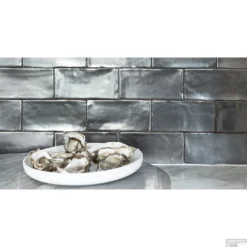 Wandtegel Piet Boon Signature Silver Mat 7,5x15 Cm Zilver (Doosinhoud: 0,49 M²) 7 Wandtegel Piet Boon Signature Silver Mat 7,5x15 Cm Zilver (Doosinhoud: 0,49 M²) -Goedkope Stijl Baden Winkel wandtegel piet boon signature silver mat 7 5x15 cm zilver sfeer