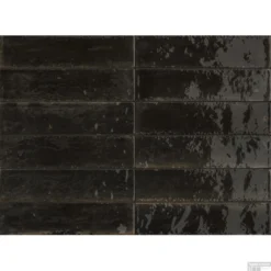 Wandtegel Ragno Look Nero 6x24 Cm Glans Zwart (doosinhoud 0.52 M2) -Goedkope Stijl Baden Winkel wandtegel ragno look nero 6x24 cm glans zwart 2