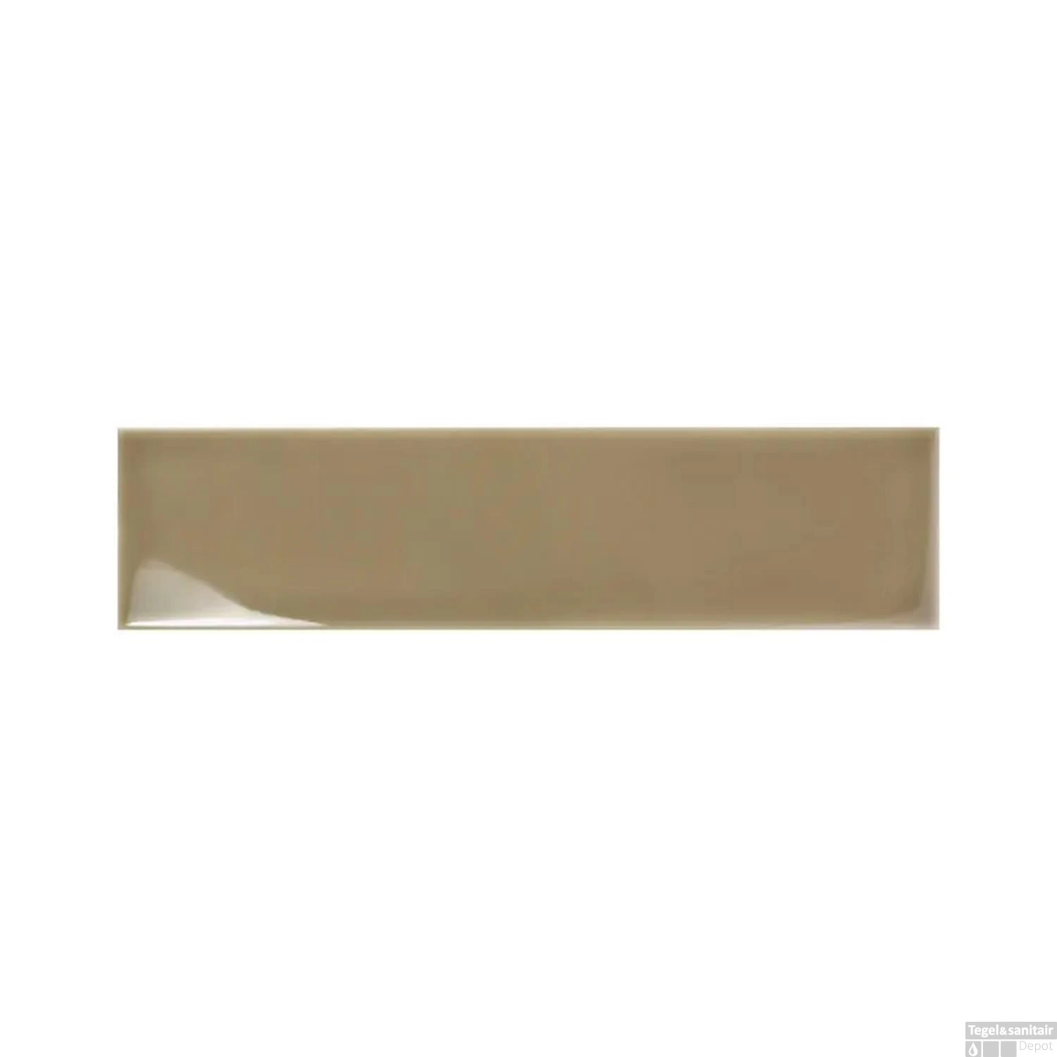 Wandtegel Vtwonen Shapes 7.5x30 Cm Glans Olive (doosinhoud 0.53m2) 4 Wandtegel Vtwonen Shapes 7.5x30 Cm Glans Olive (doosinhoud 0.53m2) - Afbeelding 2