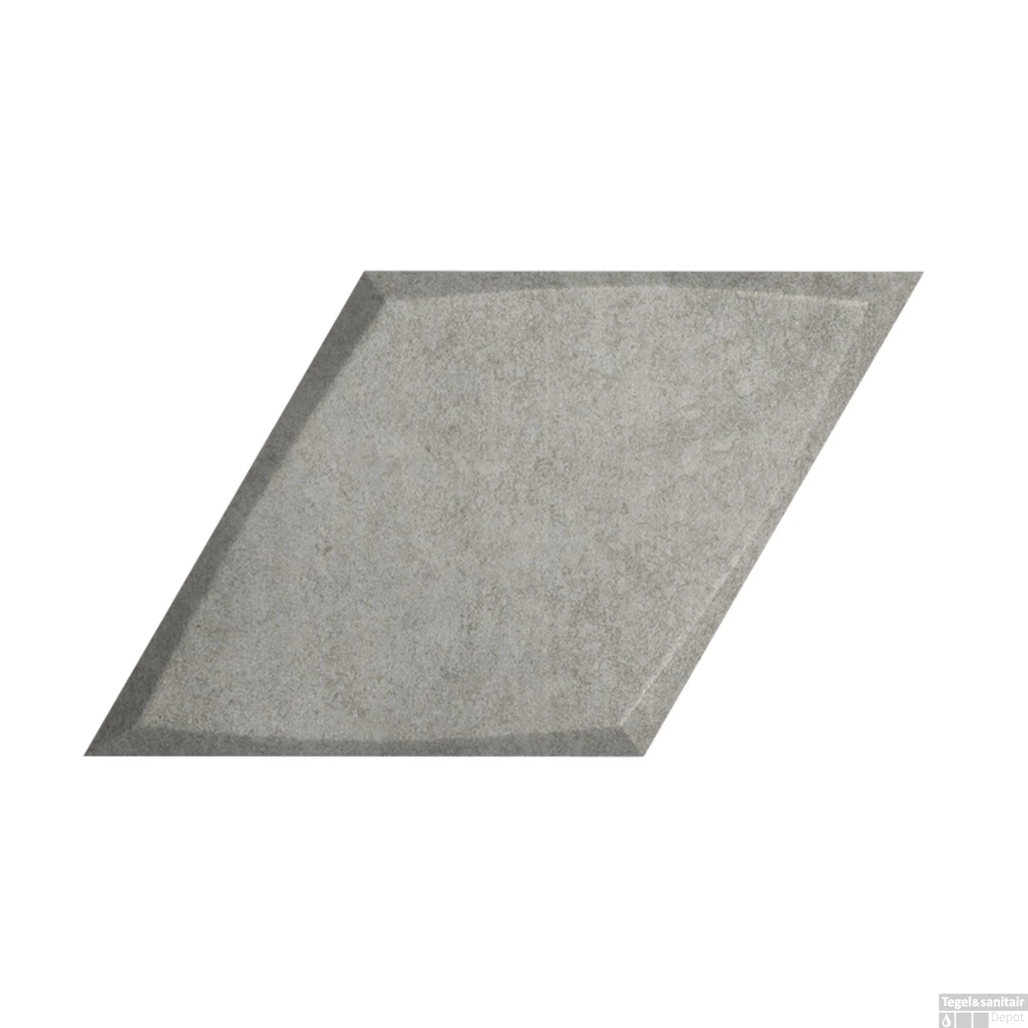 Wandtegel Zyx Diamond Zoom Cement 15x25.9 Cm Grijs (Doosinhoud 0,51m2) 4 Wandtegel Zyx Diamond Zoom Cement 15x25.9 Cm Grijs (Doosinhoud 0,51m2) - Afbeelding 2