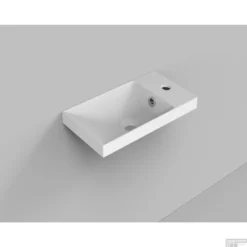 Fonteinset Industrieel BWS Frame Hangend 40 Cm Mat Zwart Aluminium Mat Wit (exclusief Kraan En Afvoer) -Goedkope Stijl Baden Winkel was116785 rp 190225