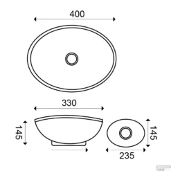 Waskompack Barco Keramiek 40x33x14.5 Cm RVS 11 Waskompack Barco Keramiek 40x33x14.5 Cm RVS -Goedkope Stijl Baden Winkel waskom 32.3411 1 tech 2