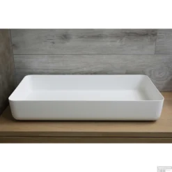 Waskom Opbouw Rechthoekig Luca Sanitair 80x40x13,5 Cm Solid Surface Mat Wit 6 Waskom Opbouw Rechthoekig Luca Sanitair 80x40x13,5 Cm Solid Surface Mat Wit -Goedkope Stijl Baden Winkel waskom opbouw luca sanitair mat wit luva1380m shop