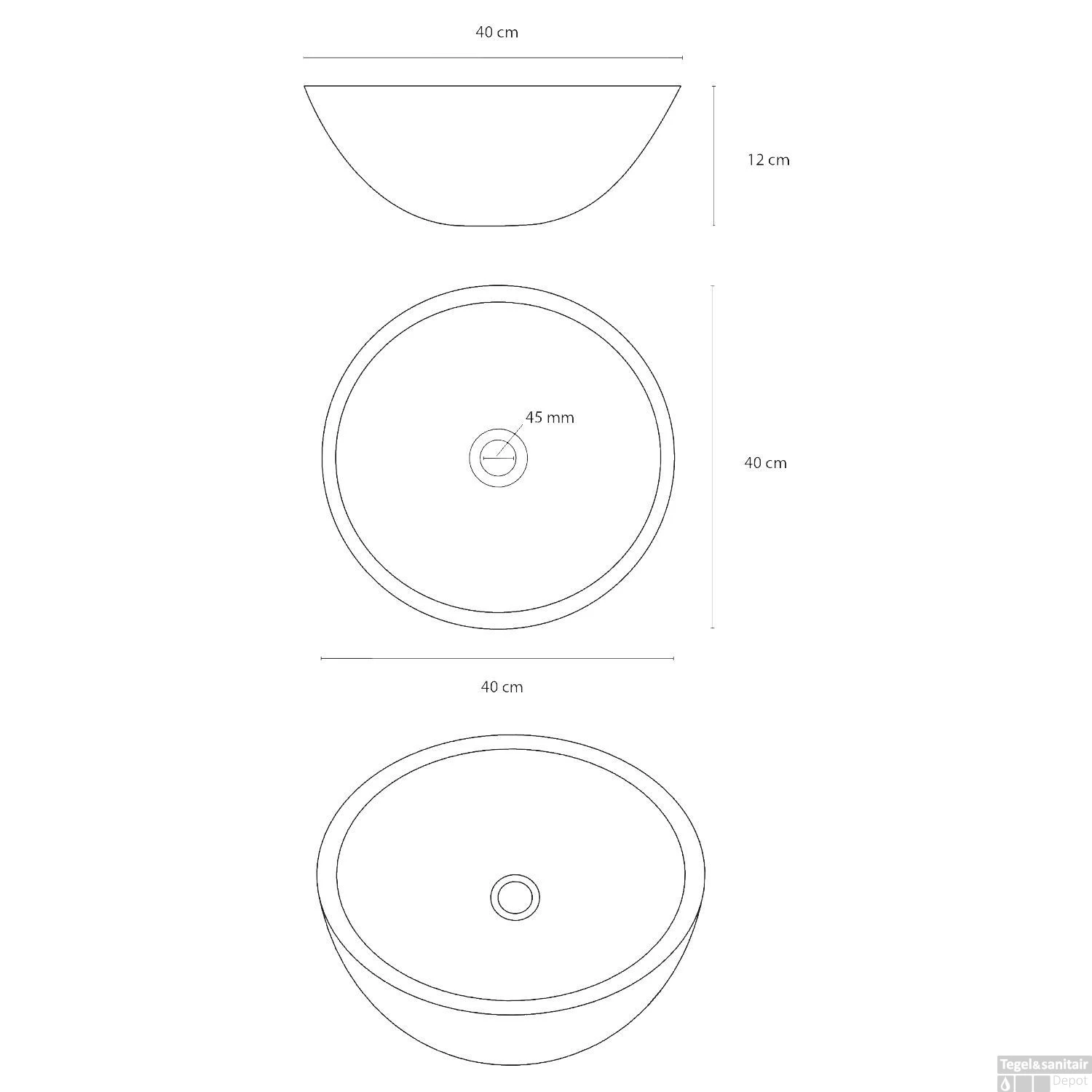 Waskomset Differnz Ravano Beton 40x12 Cm Antraciet Met Hoge Wastafelkraan Mat Goud 6 Waskomset Differnz Ravano Beton 40x12 Cm Antraciet Met Hoge Wastafelkraan Mat Goud - Afbeelding 4