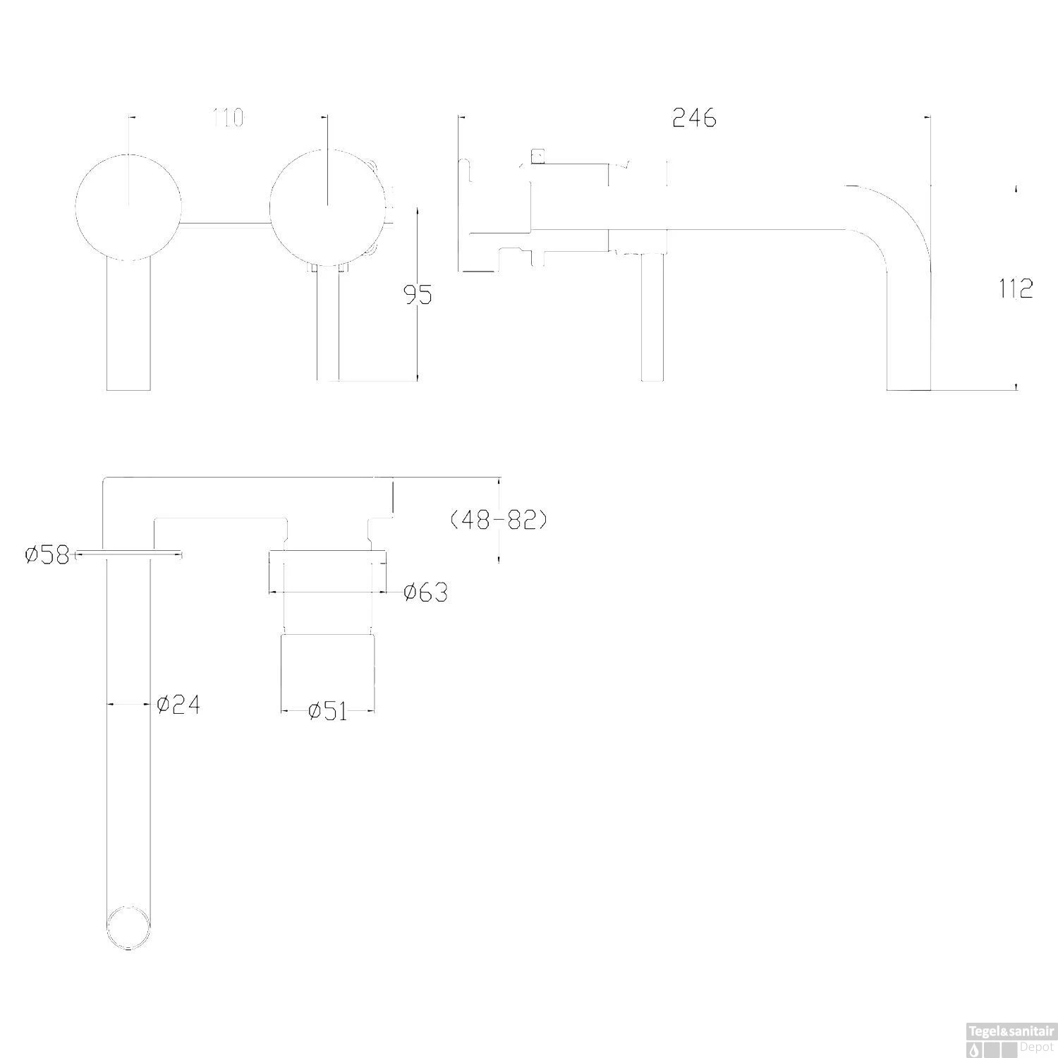Waskomset Differnz Ravano Beton 40x12 Cm Antraciet Met Inbouw Wastafelkraan Mat Goud 9 Waskomset Differnz Ravano Beton 40x12 Cm Antraciet Met Inbouw Wastafelkraan Mat Goud - Afbeelding 7