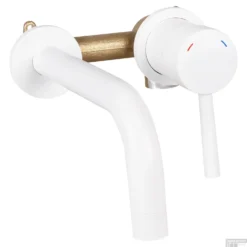 Waskomset Differnz Ravano Beton 40x12 Cm Antraciet Met Inbouw Wastafelkraan Mat Wit -Goedkope Stijl Baden Winkel waskomset differnz ravano beton 40x12 cm antraciet met inbouw wastafelkraan mat wit shop 4