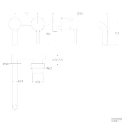 Waskomset Differnz Ravano Beton 40x12 Cm Antraciet Met Inbouw Wastafelkraan Mat Wit -Goedkope Stijl Baden Winkel waskomset differnz ravano beton 40x12 cm antraciet met inbouw wastafelkraan mat wit tech 2