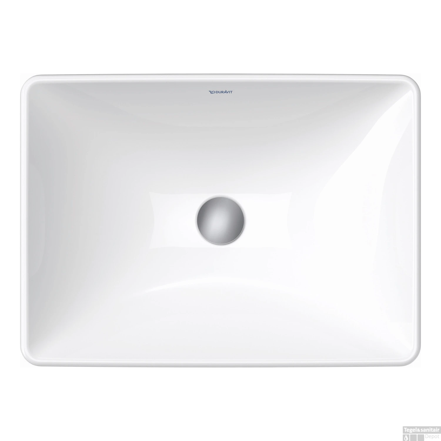 Wastafel Duravit D-Neo WonderGliss Inbouw Zonder Kraangat 60 Cm Hoogglans Wit 4 Wastafel Duravit D-Neo WonderGliss Inbouw Zonder Kraangat 60 Cm Hoogglans Wit - Afbeelding 2