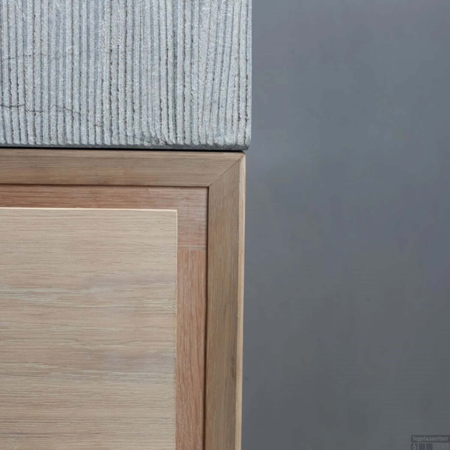 Wastafel Forzalaqua Oslo Hardsteen Gefrijnd Zonder Kraangat Antraciet 80,5x51,5x9 Cm 6 Wastafel Forzalaqua Oslo Hardsteen Gefrijnd Zonder Kraangat Antraciet 80,5x51,5x9 Cm - Afbeelding 4