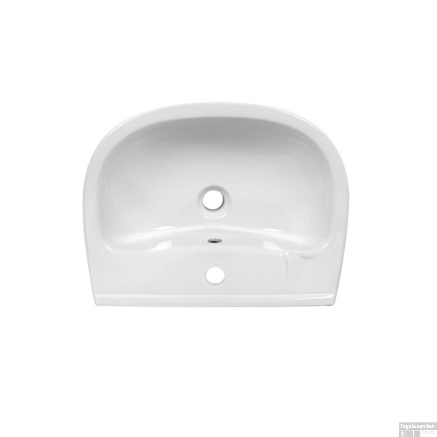 Wastafel Plieger Compact 55x42CM Wit 3 Wastafel Plieger Compact 55x42CM Wit