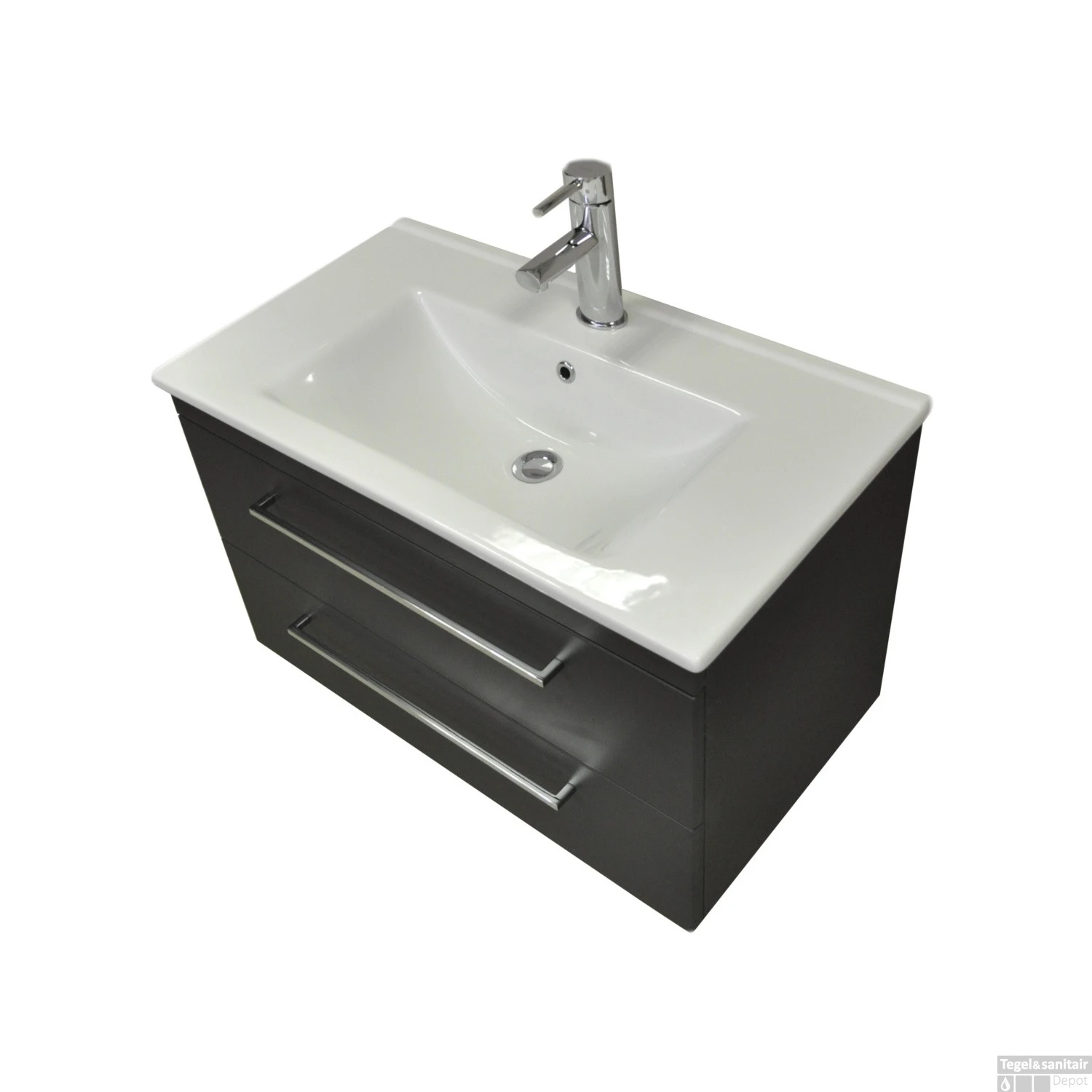 Wastafel Sanicare Q6 Inclusief Kraangat En Overloop 80x45cm Keramisch Wit (exclusief Meubel) 5 Wastafel Sanicare Q6 Inclusief Kraangat En Overloop 80x45cm Keramisch Wit (exclusief Meubel) - Afbeelding 3