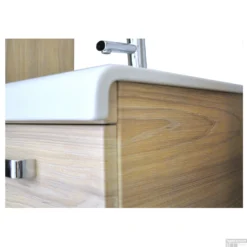 Wastafel Sanicare Q9 Inclusief Kraangat En Overloop 100x47cm Keramisch Wit (exclusief Meubel) -Goedkope Stijl Baden Winkel wastafel sanicare q9 inclusief kraangat en overloop 100x47cm detail1