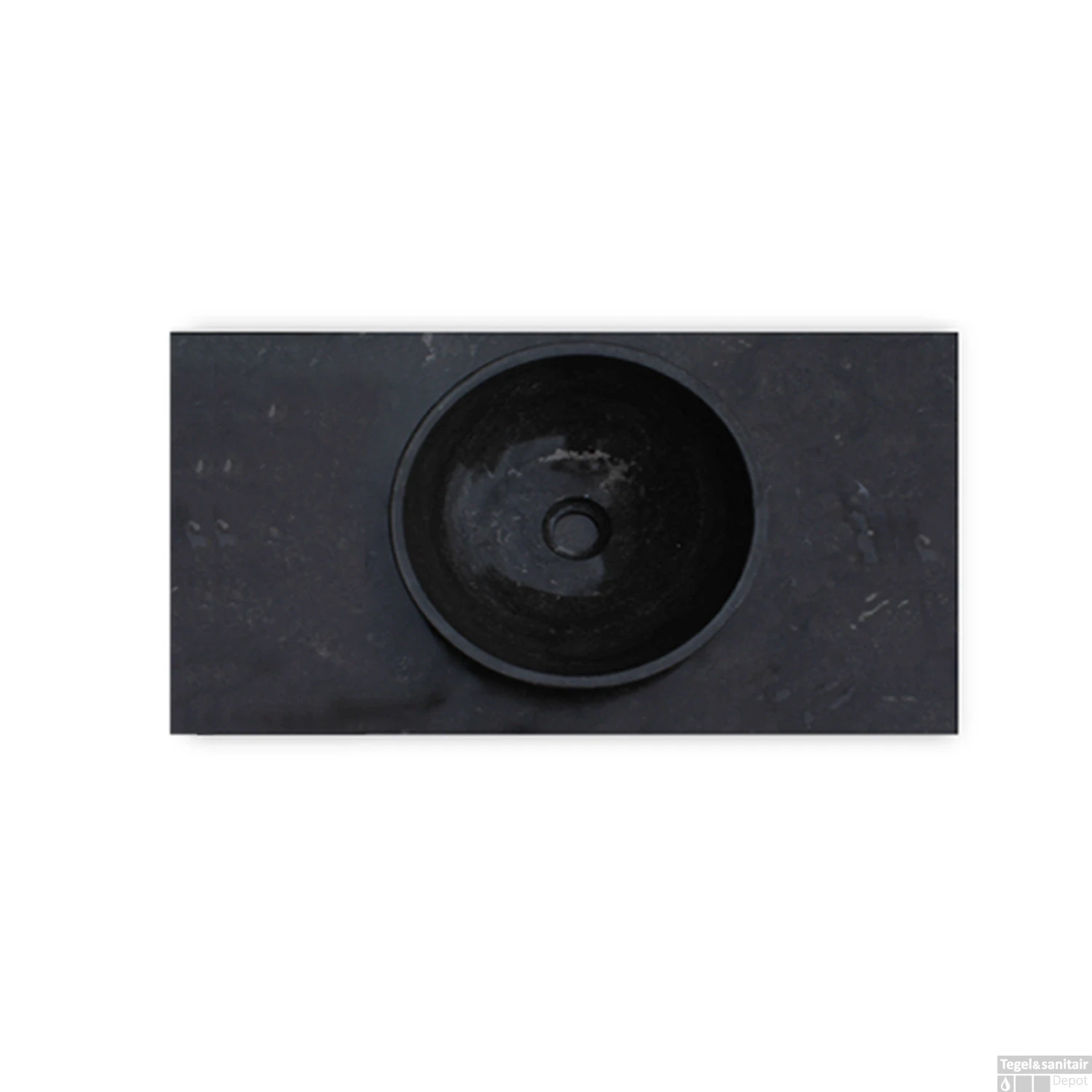 Wastafel Sanilux Trend Dynasty 100 Natuursteen 100x47x3 Cm 4 Wastafel Sanilux Trend Dynasty 100 Natuursteen 100x47x3 Cm - Afbeelding 2