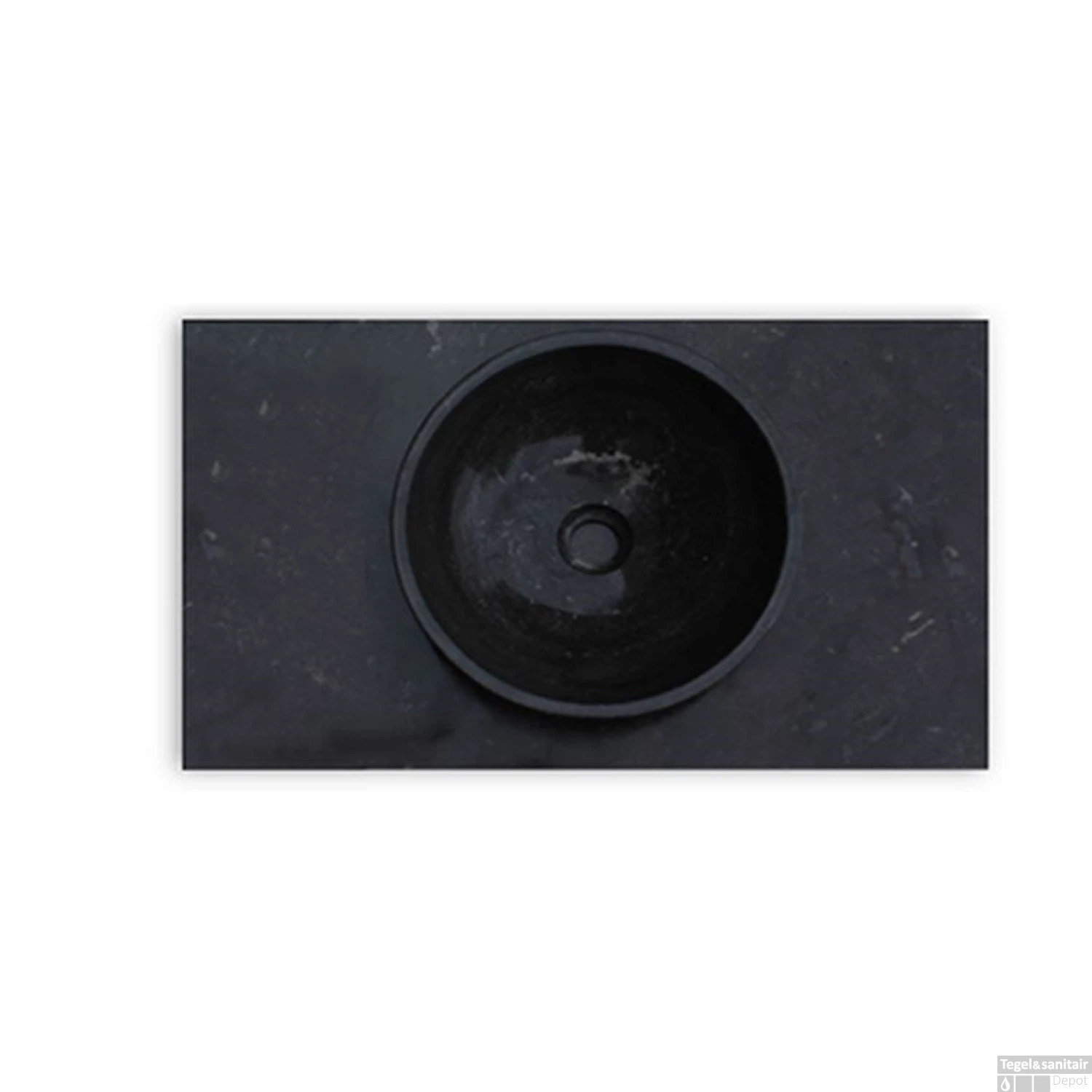 Wastafel Sanilux Trend Dynasty 80 Natuursteen 80x47x3 Cm 4 Wastafel Sanilux Trend Dynasty 80 Natuursteen 80x47x3 Cm - Afbeelding 2