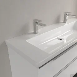 Wastafel Villeroy & Boch Subway 3.0 2 Kraangaten Zonder Overloop 130x47x16.5 Cm Wit Alpin 11 Wastafel Villeroy & Boch Subway 3.0 2 Kraangaten Zonder Overloop 130x47x16.5 Cm Wit Alpin -Goedkope Stijl Baden Winkel wastafel villeroy boch subway 3.0 130x47x16.5 cm wit alpin sfeer3 5