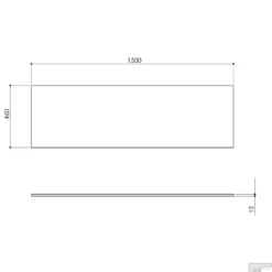 Wastafelblad Arcqua Topblad Marble 150x46 Cm Cast Marble Mat Zwart -Goedkope Stijl Baden Winkel wastafelblad arcqua topblad marble 150x46 cm cast marble zwart tech