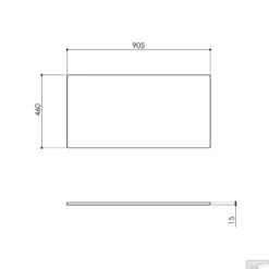 Wastafelblad Arcqua Topblad Marble 90x46 Cm Cast Marble Mat Zwart -Goedkope Stijl Baden Winkel wastafelblad arcqua topblad marble 90x45 cm cast marble zwart tech