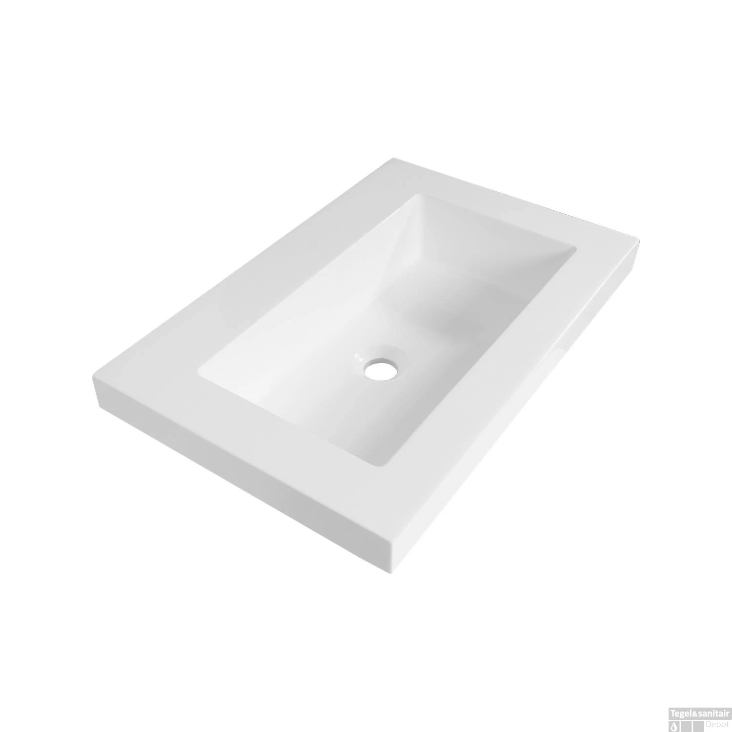 Wastafelblad Exclusive Line 60 XXS Artificial Stone 1 Kraangat 3 Wastafelblad Exclusive Line 60 XXS Artificial Stone 1 Kraangat