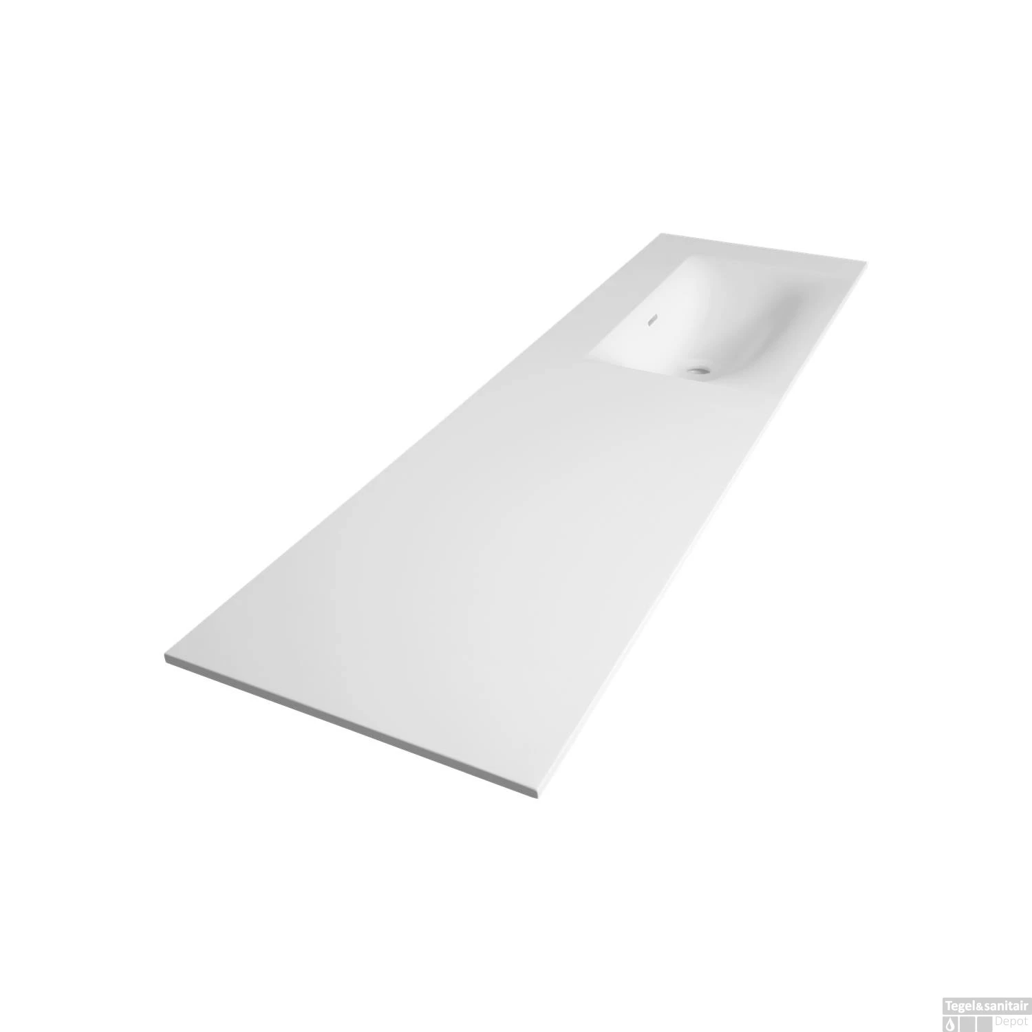 Wastafelblad Exclusive Line Furiosa Mat 160-2 Rechts 0 Kraangaten 3 Wastafelblad Exclusive Line Furiosa Mat 160-2 Rechts 0 Kraangaten