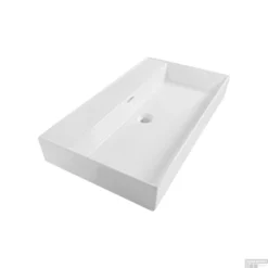 Wastafelblad Legend 80 1 Kraangat Wit