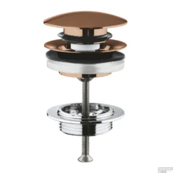 Waste Grohe Others Met Push Open Plug Warm Sunset Geborsteld