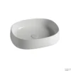 Waskom Opbouw Sapho Jumper Ovaal 50x40x13 Keramiek Wit