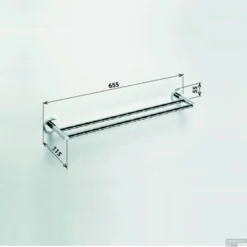 Dubbele Handdoekhouder Sapho X-Round Hangend 65.5 Cm Chroom 5 Dubbele Handdoekhouder Sapho X-Round Hangend 65.5 Cm Chroom -Goedkope Stijl Baden Winkel xr423 dubbele handdoekhouder sapho x round hangend 65.5 cm chroom 1