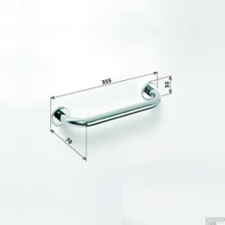 Handgreep Sapho X-Round Rond 35.5 Cm Chroom 5 Handgreep Sapho X-Round Rond 35.5 Cm Chroom -Goedkope Stijl Baden Winkel xr501 handgreep sapho x round rond 35.5 cm chroom 1