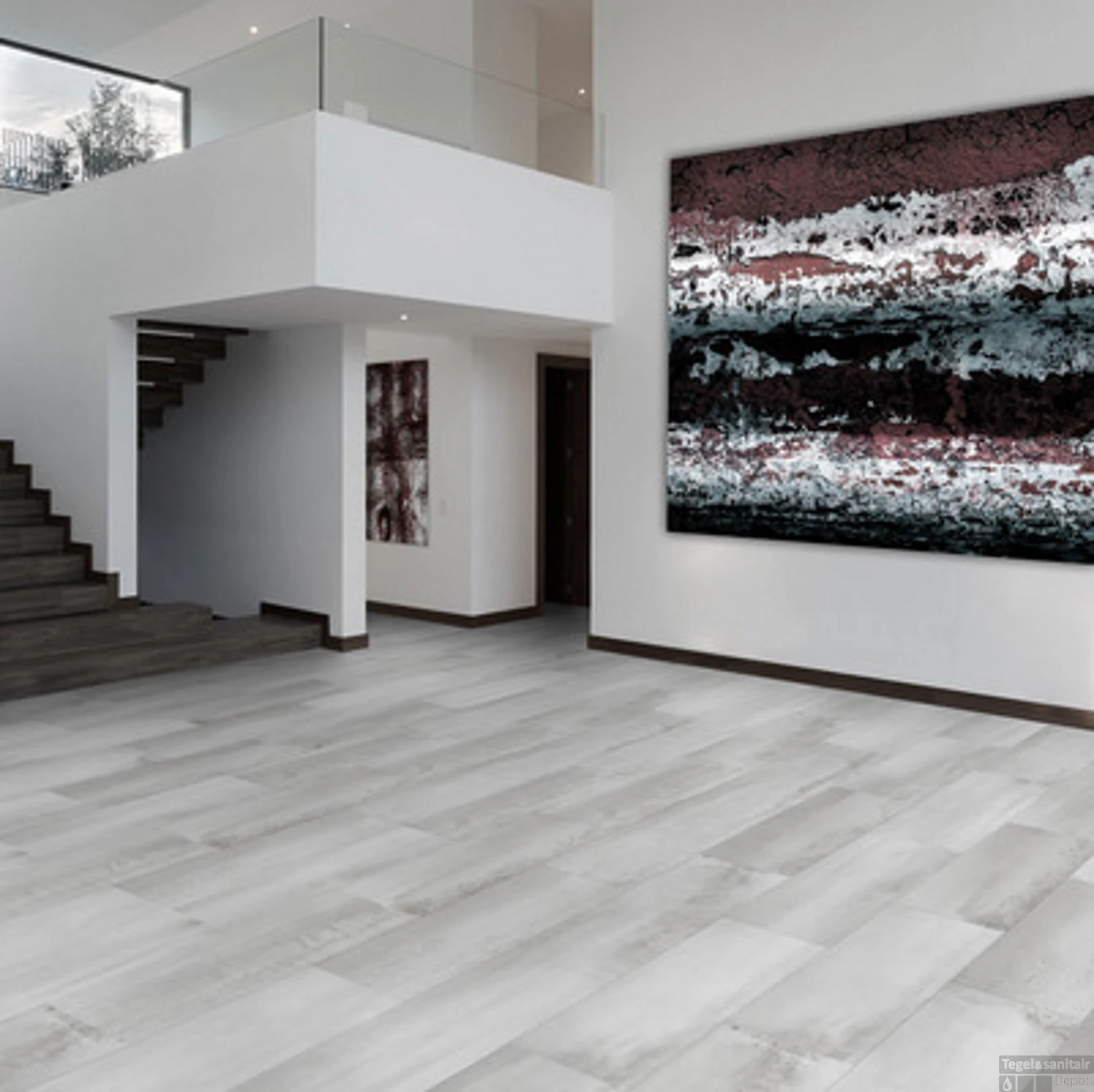 Vloertegel Energieker Oxidatio Lithium Wit Grijs 30x60 Cm (doosinhoud 1.26 M2) 4 Vloertegel Energieker Oxidatio Lithium Wit Grijs 30x60 Cm (doosinhoud 1.26 M2) - Afbeelding 2