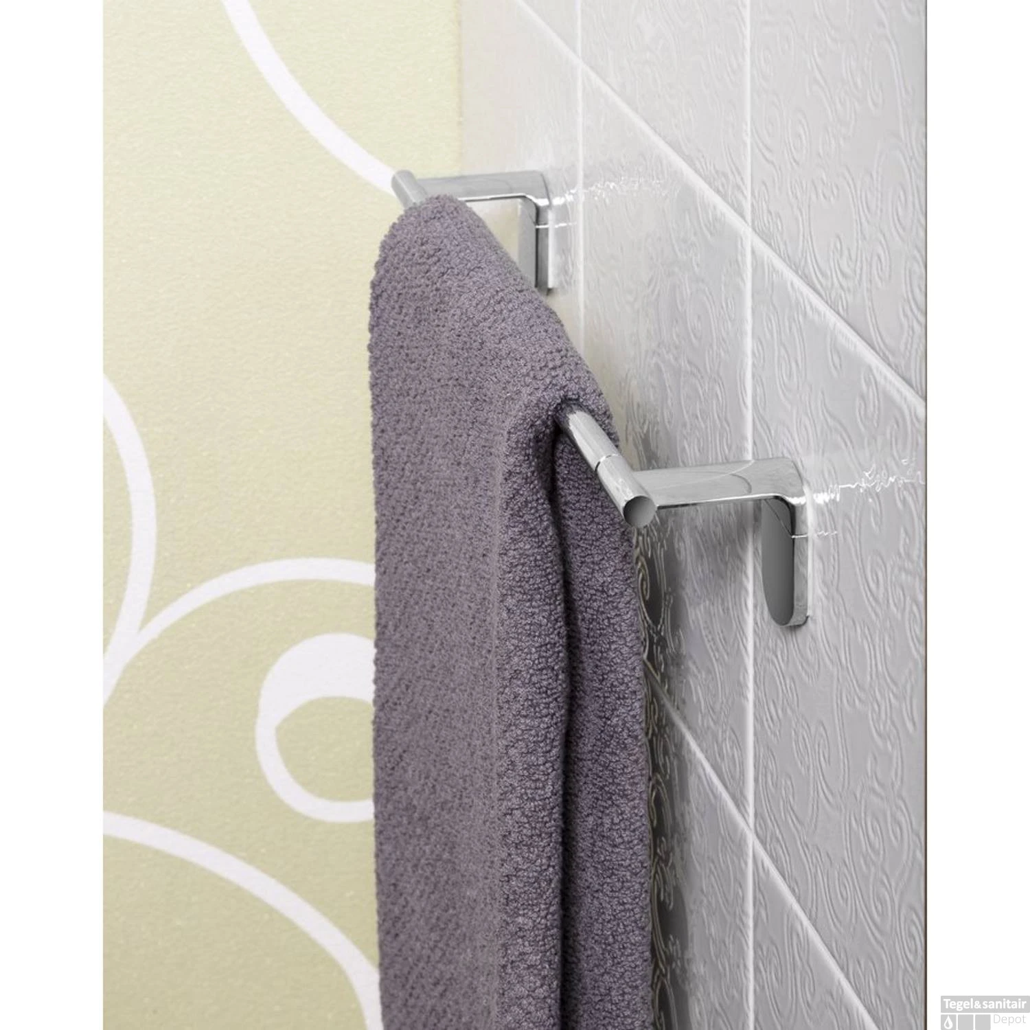 Handdoekhouder Sapho Zero Hangend 33 Cm Chroom 4 Handdoekhouder Sapho Zero Hangend 33 Cm Chroom - Afbeelding 2