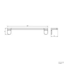 Handdoekhouder Sapho Zero Hangend 33 Cm Chroom 9 Handdoekhouder Sapho Zero Hangend 33 Cm Chroom -Goedkope Stijl Baden Winkel ze320 handdoekhouder sapho zero hangend 33 cm chroom 2